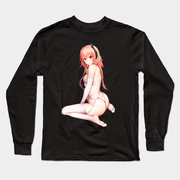 sexy anime girl Long Sleeve T-Shirt by Venandeu